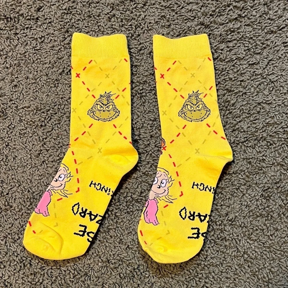 McDonald's Vibrant Yellow Character Socks